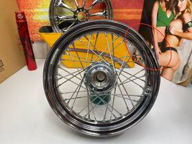 24059 Harley-davidson 07-17 Softail Front Wheel 16x3 Laced 40 Spoke Rim Inch Bent