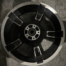 24166 Harley Davidson Genuine Touring New Take Off Enforcer Wheel Rim 16 Inch X5 Rear Abs