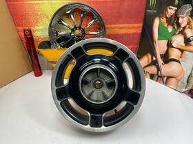 25853 Harley-davidson Oem 09-22 Touring Machined And Black Airstrike Wheel Rim 16x5 Rear