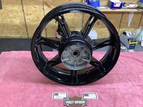 28664 Harley-davidson Touring 09/23 Impeller 18 Inch X5 Rear Wheel All Black With Abs