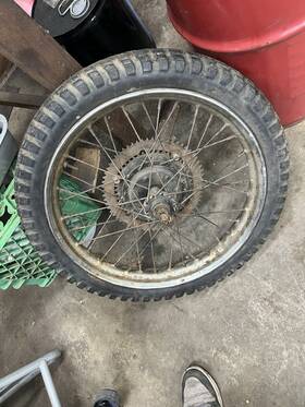 29373374939 Harley-davidson Scat / Hummer Rear Wheel Race