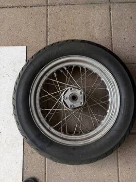 Harley-davidson 295379697380 Shovelhead Fx Flh Rear Wheel 16 Inch Spoked