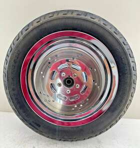 348168 Harley-davidson 1998 Softail Dyna Solid Front Wheel Rim 99 Down Hd