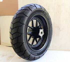 370785-b Harley-davidson 21 Softail Fat Bob Fxfbs Rear Wheel Rim Tire 16x5 -straight