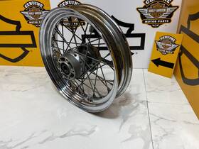 40900488 Harley-davidson 45857 Oem 08-24 Softail Heritage Deluxe 40 Spoke Laced Rear Wheel 16x3 Chrome