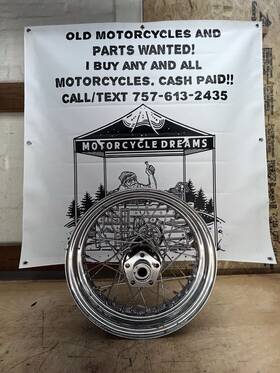 40968-73 Harley-davidson 1973-1984 16x3 Inch Dual Flange Front/rear Wheel Shovelhead Chopper