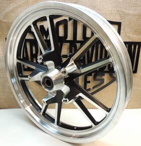 40973-08 Harley-davidson Oem Ft08-17 Dyna Narrow Front Wheel Rim Cast 5-spoke Switchblade 19x2.5 Inch