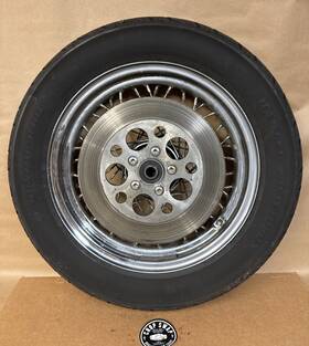 Harley-davidson 40976-86a Twisted Spoke Rear Wheel Fxr Dyna Xl 1984-99 16x3 3/4 Inch Timken