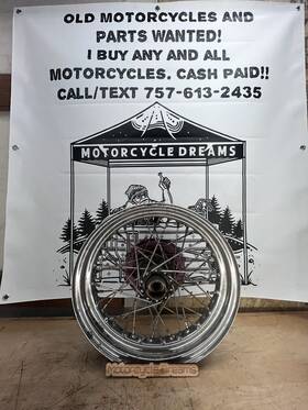 41018-52 Harley-davidson 1952-1954 K Model 16x3.5 Inch Rear Wheel