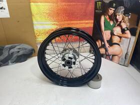 41478-10a Harley Davidson Oem 10-24 Sportster 48 Forty Eight Front 16x3 Wheel 40 Spoke Black Rim