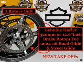 41500158 Harley-davidson 24-26 Oem 12.6 Inch Inch/320mm 2024 2025 Road Street Glide Front Brake Rotors