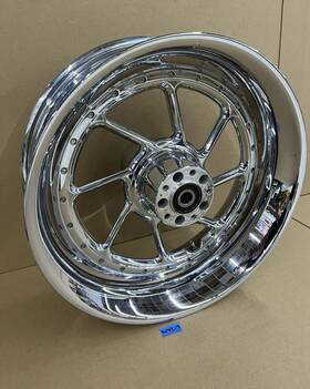 41655-08 Harley-davidson Genuine Road Winder Chrome Rear Wheel 17x6