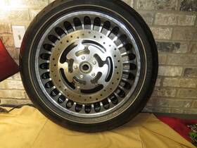 41808-08 Harley-davidson Oem 09-24 Touring Knuckle Wheel 16x4 Front Factory Original