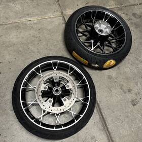 42121 Harley-davidson Oem 09-24 19 Inch 18 Touring Front Rear Prodigy Rims Wheels Contrast Cut