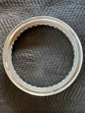 43010-70 Harley-davidson Original 19 Inch Aluminum High Shoulder Rim Ironhead / Shovelhead
