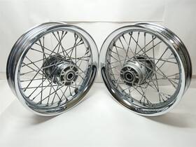 43052-05a Harley-davidson 05-08 Touring Front Rear Wheels 16x3 Smooth Profile 1 Inch Bearings
