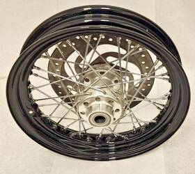 43300489 Harley-davidson 2018 Heritage Softail 16x3 Black Front Wheel Rim