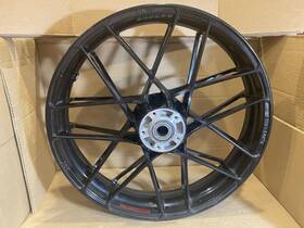 43300672 Harley-davidson 00-23 Cvo Touring 19x3.5 Front Contrast Fugitive Wheel Rim Bent
