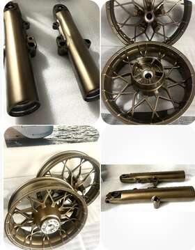 43300840 Harley-davidson 2023 Touring Prodigy Custom Bronze Mag Wheels Rims Fork Legs Outright