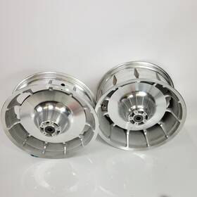 43300857 Harley-davidson Oem Softail Fatboy Front And Rear Rims Like New Take Off 1300 Mile