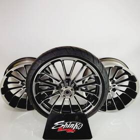 43300959 Harley-davidson 2023 -2025 Fltrt Road Glide 3 Wheels Package - 400 Miles