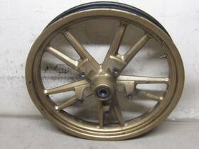 43336-06 Harley-davidson Ft06 Fxdi 10 Spoke Front Wheel 19 Inch Good Shape Used #3227