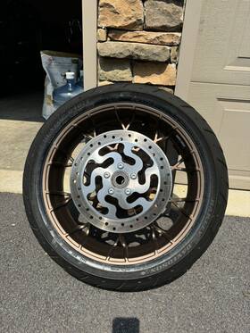 43344 Harley-davidson Oem 09-23 19 Inch -18 In Touring Bronze Finish Front And Rear Prodigy Wheels