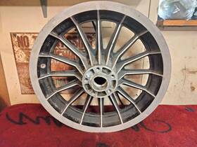 43492-82 Harley-davidson Amf Flh 16 Spoke Rear Mag Wheel 16x3 Shovelhead Oem Ii