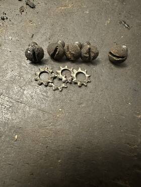 43574-35 Harley-davidson Oem Knucklehead Panhead Flathead Star Wheel Hub Outer Cover Screw 849e