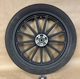43594-00a Harley-davidson 43594-00 Genuine 13 Spoke Front Wheel Black Dyna Xl 2000
