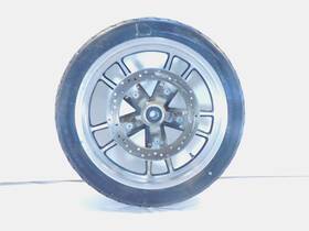 43655-08 Harley-davidson 2008-2012 Dyna Low Rider Fxdl Silver Cast Front Wheel Rim And Tire