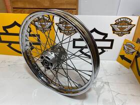 43662-80b Harley-davidson 46112 Oem 00-06 Softail And Dyna Wide 21 Inch X2.15 40-spoke Wire Front Wheel