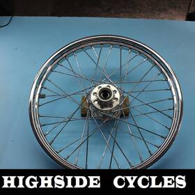 43700-99a Harley-davidson 1416 99 Softail Fxst Front Wheel Rim 21x2.15 Laced