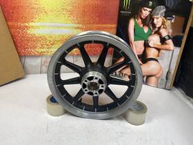 43794 Harley-davidson Oem 02-08 Touring Black 9 Spoke Wagon 16x3 Inch Rear Wheel