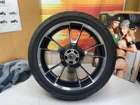 43833 Harley Davidson Genuine 09-23 Touring New Style Enforcer Wheel And Tire 18 Inch X5 Rear Oem