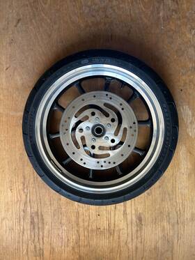 44012-11 Harley-davidson Rims Xl883 1200 Sportster Superlow Gloss Black Wheels 2011 -18
