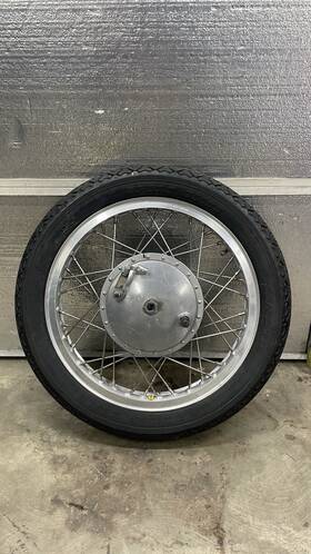 Harley-davidson 44264-64 Xlh Xlch Sportster Front Drum High Shoulder Akront Wheel 19 Inch