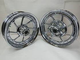 44612-07 Harley-davidson 2007 Cvo Road King Wheels Winder Front 18x3.5 Rear 17x4.5