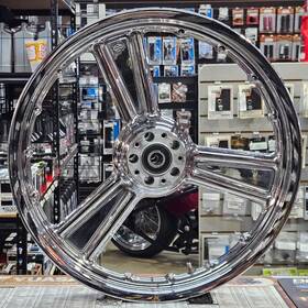 44660-03 Harley-davidson 19 Inch Front Detonator Wheel Only - 04-later Dyna No Fxdwg