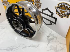 44746 Harley Davidson Genuine 09-23 Touring New Style Rear Enforcer Wheel Rim 18 Inch X5 Oem