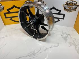 44874 Harley-davidson Genuine 09-23 Touring New Style Rear Enforcer Wheel Rim 18 Inch X5 Oem