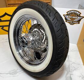 44958 Harley-davidson Oem Nto 16x3 Rear Wheel 08-24 Softail Heritage 40 Spoke Laced Rim And Tire