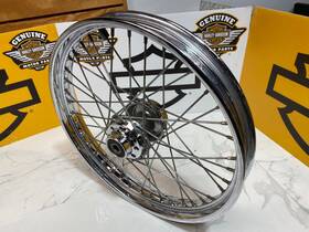 X2.15 Harley-davidson 44960 Oem 00-06 Softail And Dyna Wide 21 Inch 40-spoke Wire Front Wheel