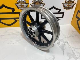 45337 Harley-davidson Oem 00-08 Touring Black 9 Spoke Wagon 16x3 Inch Rear Wheel