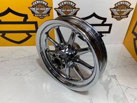 45346 Harley-davidson Oem 02-08 Touring Chrome 9 Spoke Wagon 16x3 Inch Rear Wheel