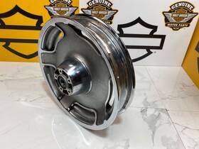 45347 Harley-davidson Oem 02-08 Street Glide Touring Chrome 16x3 Inch Rear Wheel