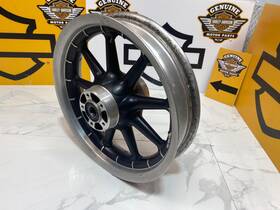 45676 Harley-davidson Oem 00-08 Touring Black 9 Spoke Wagon 16x3 Inch Rear Wheel