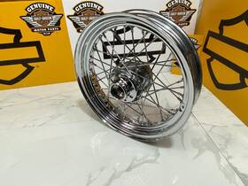 45747 Harley-davidson Oem 07-17 Softail Front Wheel 16x3 Laced 40 Spoke Rim