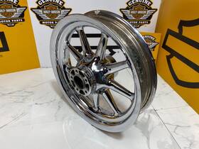 45819 Harley-davidson Oem 00-08 Touring Chrome 9 Spoke Wagon 16x3 Inch Rear Wheel