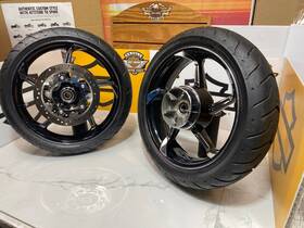 45910 Harley-davidson Oem 09-25 19 Inch And 18 In Touring Front Rear Aggressor Rims Wheels Rotors